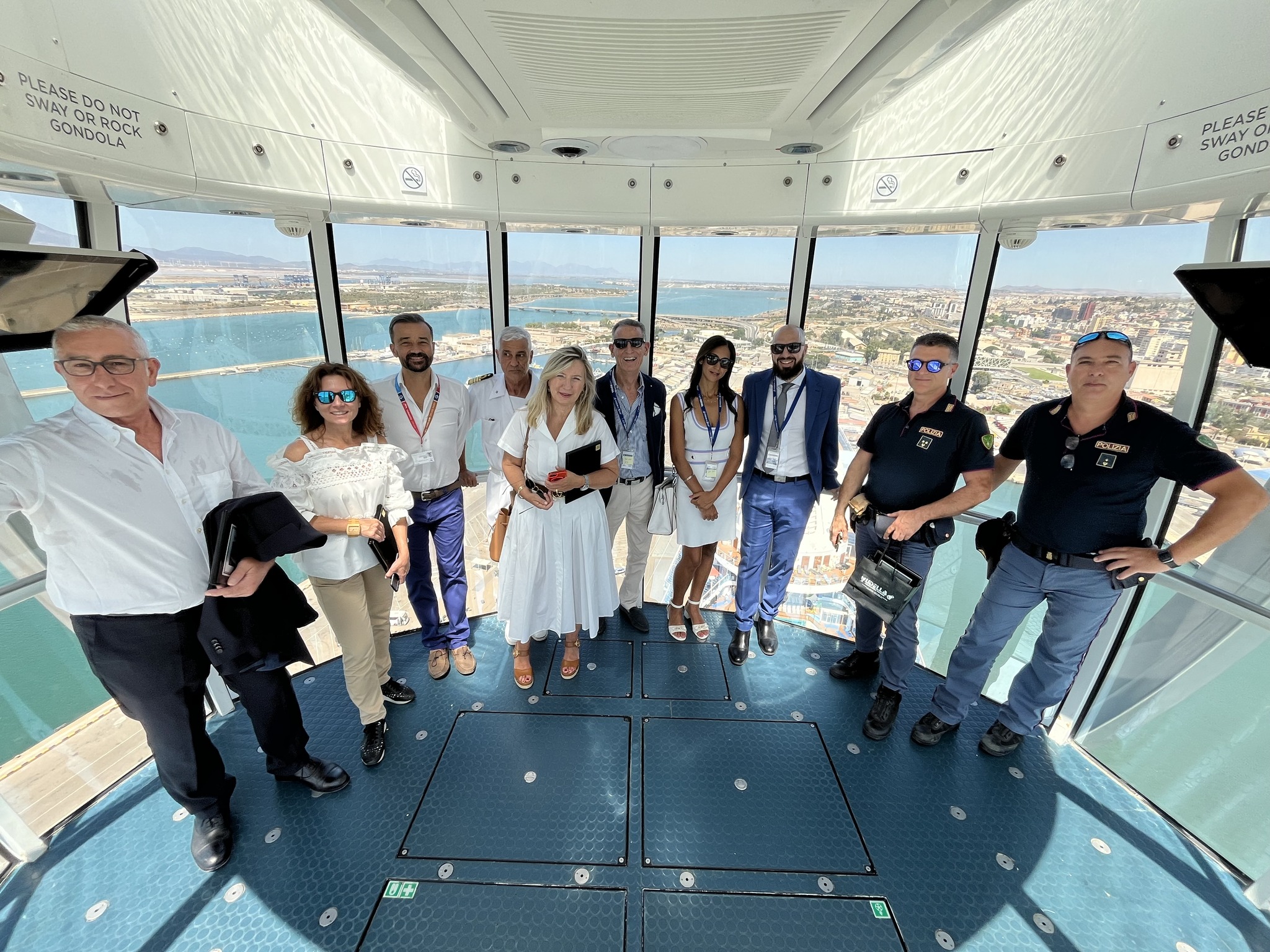 Anthem of the Seas Fa una Spettacolare Prima Visita a Cagliari