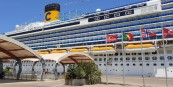 Primo scalo di Costa Firenze a Cagliari Cruise Port